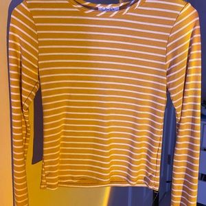 Yellow striped shirt